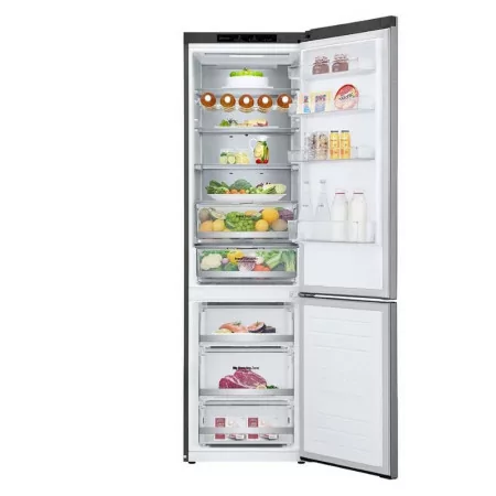 Frigorífico Combinado LG - 384L - No Frost - Classe C - Shiny Steel - GBB72PZVCN1|LG|8806091769862