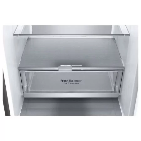 Frigorífico Combinado LG - 384L - No Frost - Classe C - Shiny Steel - GBB72PZVCN1|LG|8806091769862