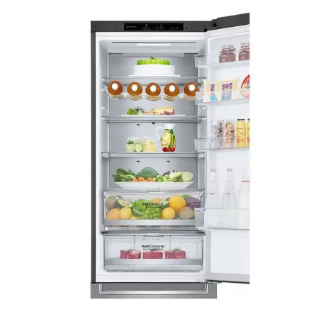 Frigorífico Combinado LG - 384L - No Frost - Classe C - Shiny Steel - GBB72PZVCN1|LG|8806091769862