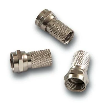 Alcad Connector - F Male - Coaxial 6.5 - 6.8mm - 25 UND - CM-004