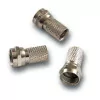 Alcad Connector - F Male - Coaxial 6.5 - 6.8mm - 25 UND - CM-004