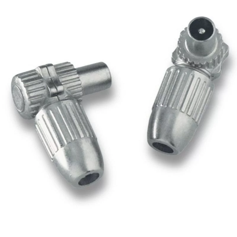IEC Male Antenna Connector - Alcad - Coaxial RG6 - MC-000