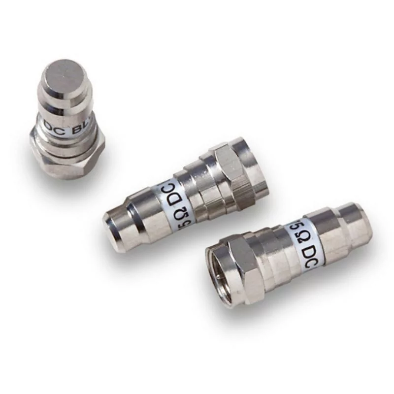 Alcad Connector - 75 Ohm - Insulated F - 25 UND - RC-110