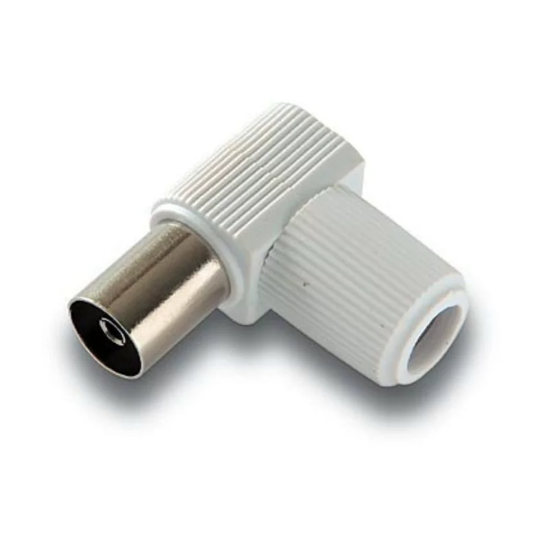 Conector de Antena IEC Fêmea Angular 9.5mm - Alcad HC-095|ALCAD|8425988908018 Conector de Antena IEC Fêmea Angular 9.5mm - Alcad HC-095|ALCAD|8425988908018
