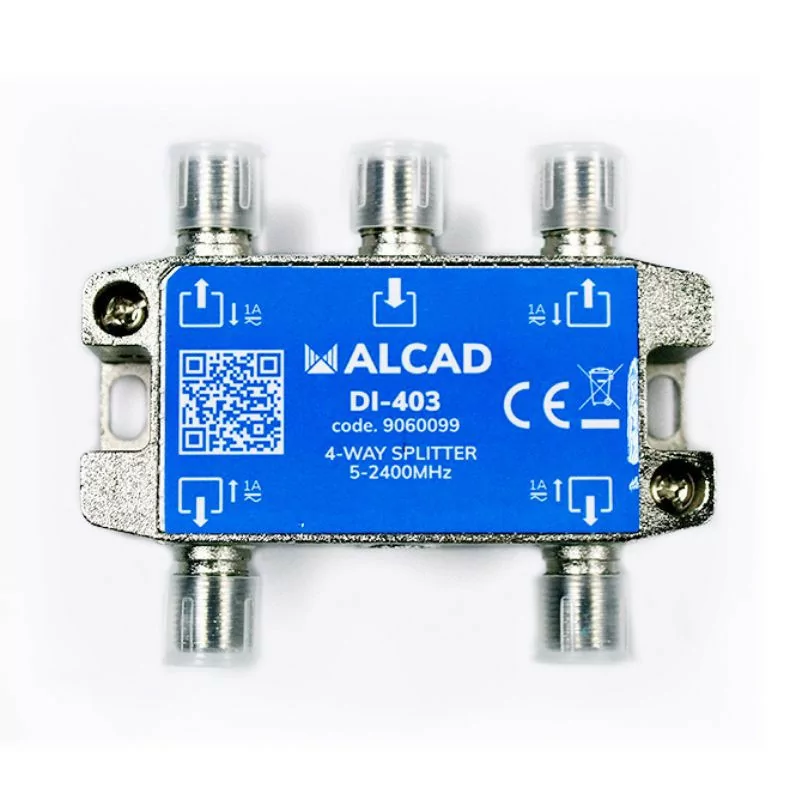 Repartidor Alcad - 4 Saídas - C/ PC - DI-403