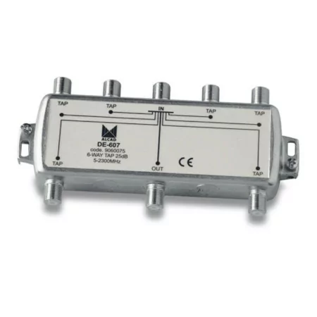 Alcad Splitter - 6 Outputs - 25 dB - DE-607