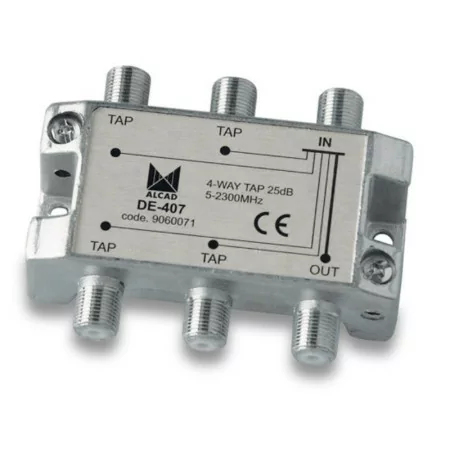 Alcad Splitter - 4 Outputs - 25 dB - DE-407