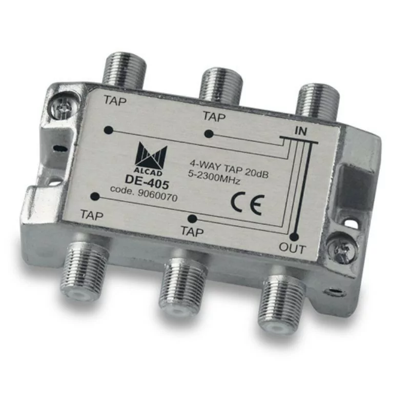 Alcad Splitter - 4 Outputs - 20 dB - DE-405