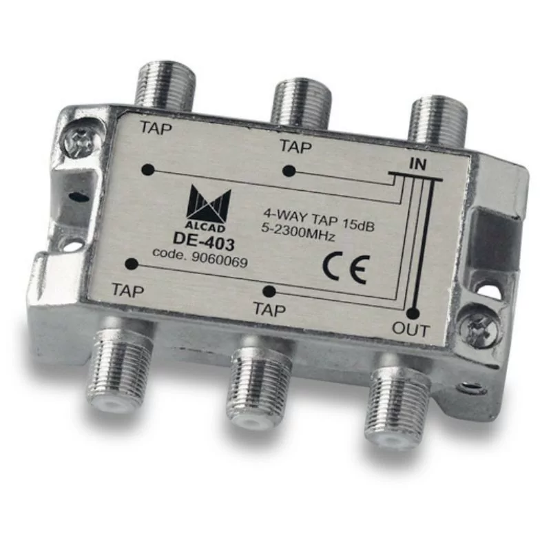 Repartidor Alcad - 4 Saídas - 15 dB - DE-403