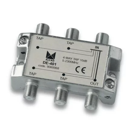 Alcad Splitter - 4 Outputs - 12 dB - DE-401
