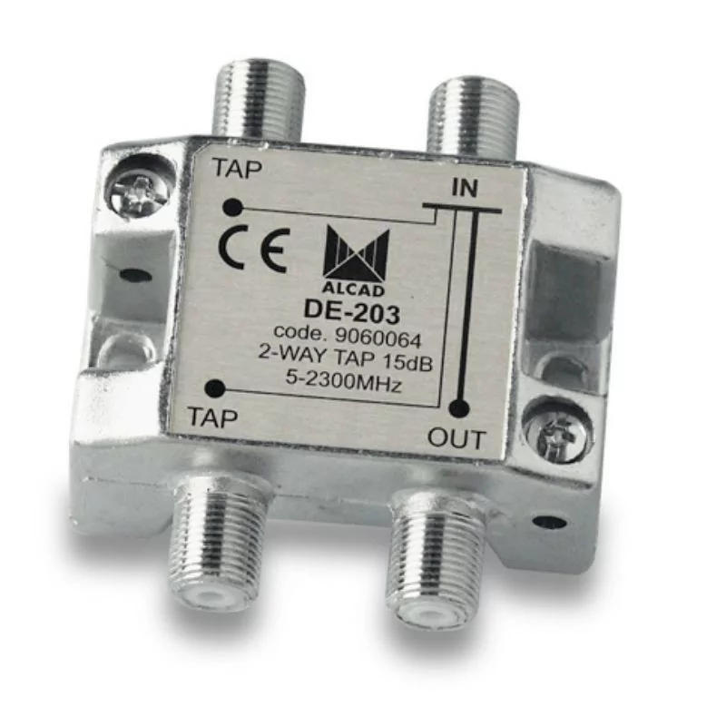 Alcad Splitter - 2 Outputs - 15 dB - DE-203