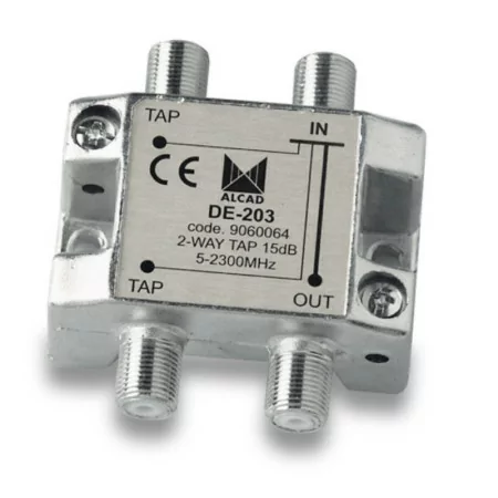 Alcad Splitter - 2 Outputs - 15 dB - DE-203