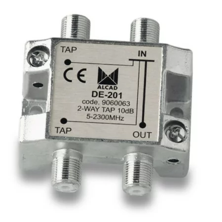 Alcad Splitter - 2 Outputs - 10 dB - DE-201