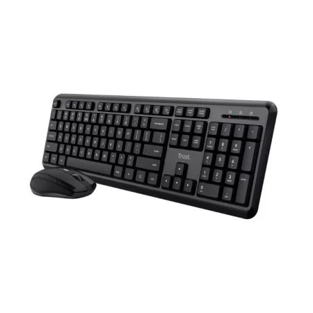 PT Trust Wireless Keyboard and Mouse - Black - 23942