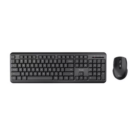 PT Trust Wireless Keyboard and Mouse - Black - 23942