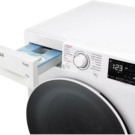 LG Washing Machine 11kg - A-10% - 1400RPM - White - F4WR3511A0W
