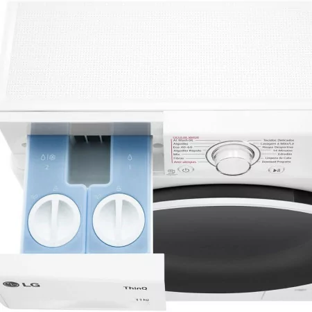 LG Washing Machine 11kg - A-10% - 1400RPM - White - F4WR3511A0W