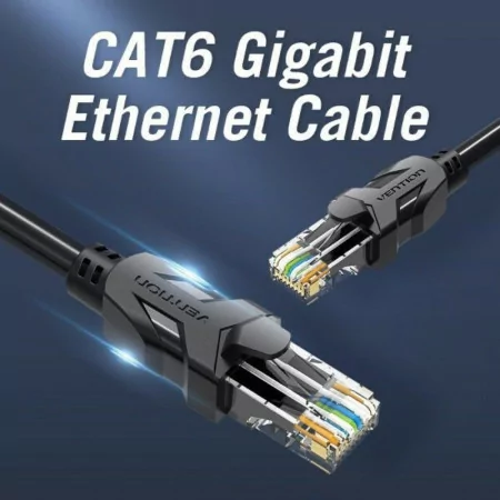 Vention RJ45 Network Cable - Cat6 - 30 Meters - Black - IBEBT