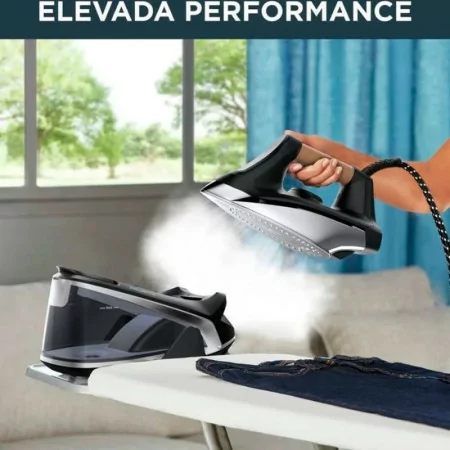 Rowenta Steam Iron - 2400W - Easy Steam - 1.4L - 5.9 Bar - Black/Grey - VR7361F0