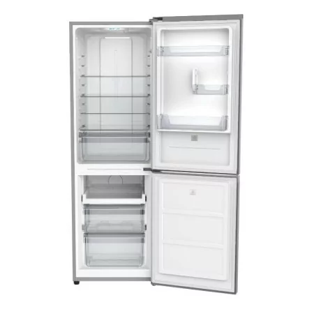 Silver Combination Refrigerator - 290L - Stainless Steel - 412894