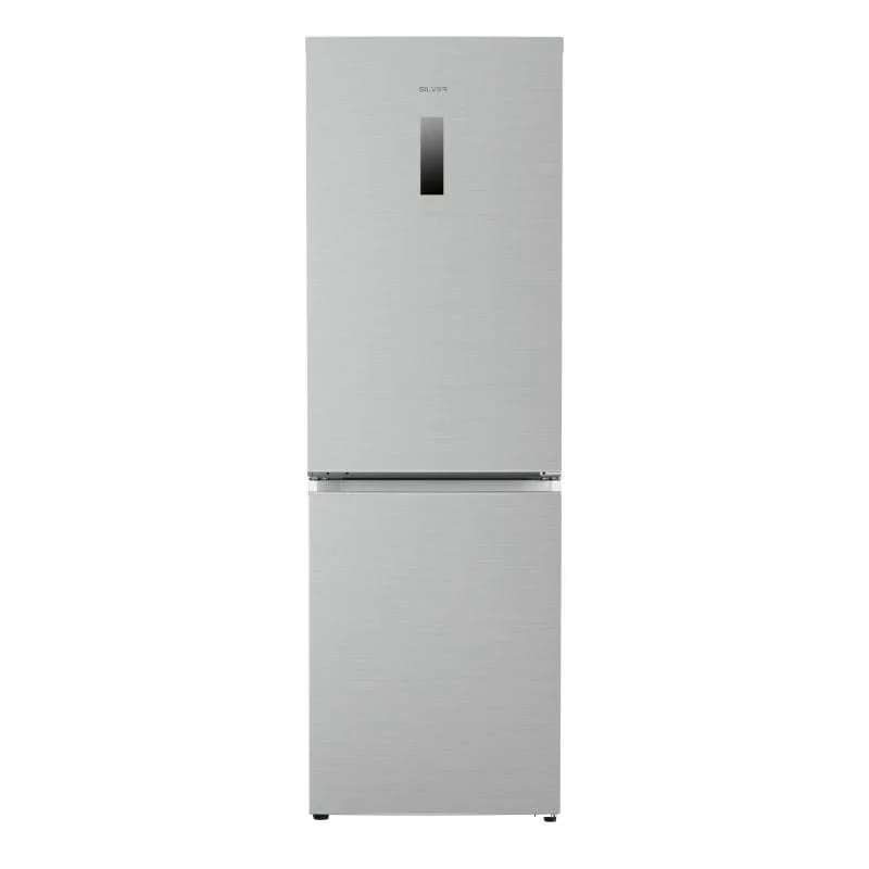 Silver Combination Refrigerator - 290L - Stainless Steel - 412894 Silver Combination Refrigerator - 290L - Stainless Steel - 412894