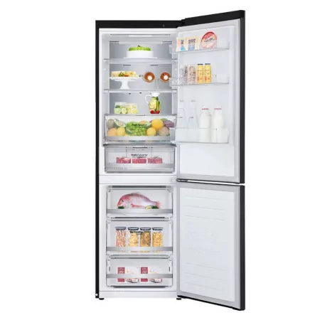 Frigorífico Combinado LG - 341L - (Preto / No Frost) - GBB71MCVGN|LG|8806091390868
