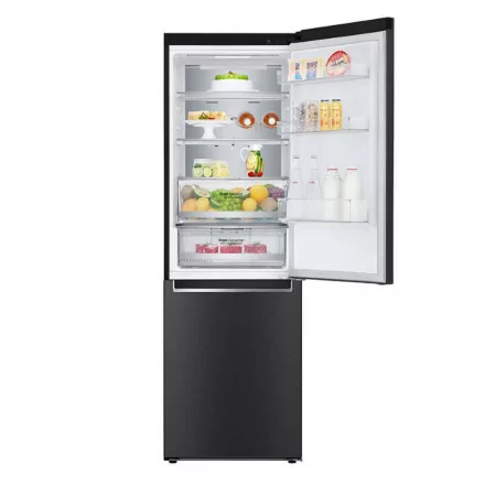 Frigorífico Combinado LG - 341L - (Preto / No Frost) - GBB71MCVGN|LG|8806091390868