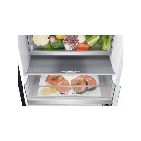 Frigorífico Combinado LG - 341L - (Preto / No Frost) - GBB71MCVGN|LG|8806091390868