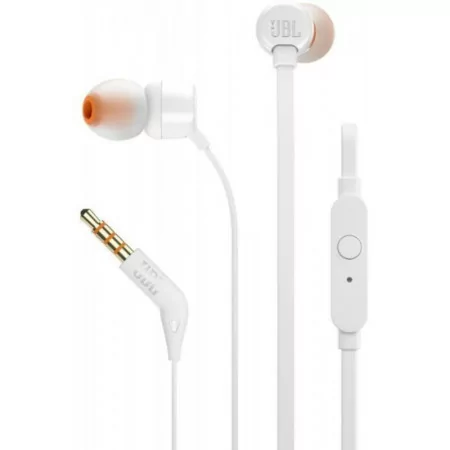 Auriculares JBL - Pure Bass - Branco - T110WHT