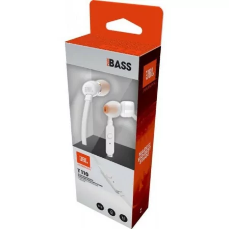 Auriculares JBL - Pure Bass - Branco - T110WHT