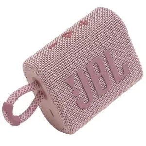 Coluna Portátil JBL GO 3 - IP67 - Rosa - GO3PINK