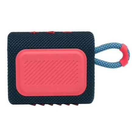 Coluna Portátil JBL GO 3 - IP67 - Azul/Rosa - GO3BLUPNK