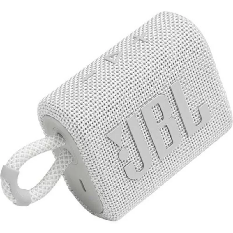 Coluna Portátil JBL GO 3 - IP67 - Branca - GO3WHT Coluna Portátil JBL GO 3 - IP67 - Branca - GO3WHT