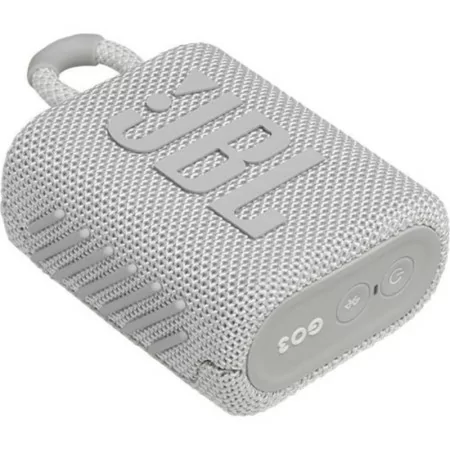 Coluna Portátil JBL GO 3 - IP67 - Branca - GO3WHT