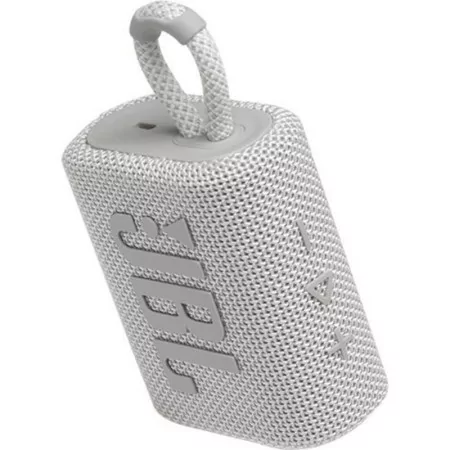 Coluna Portátil JBL GO 3 - IP67 - Branca - GO3WHT