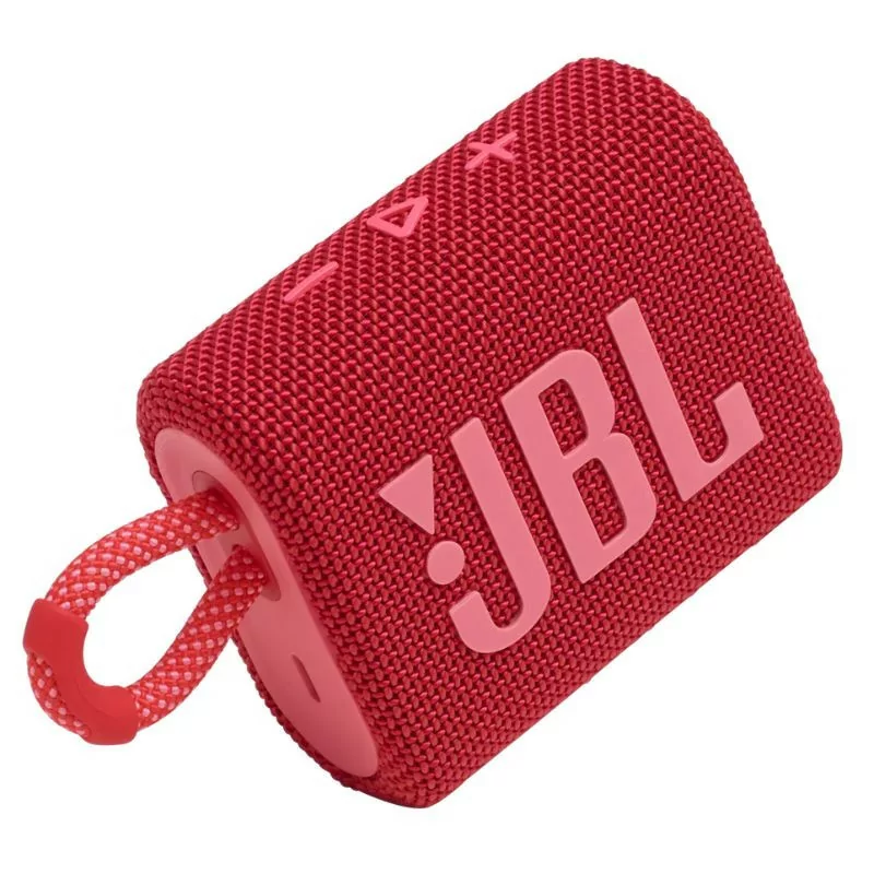 Coluna Portátil JBL GO 3 - IP67 - Vermelha - GO3RED Coluna Portátil JBL GO 3 - IP67 - Vermelha - GO3RED