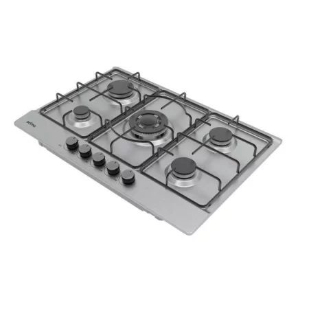 Orima Gas Hob - 4 Burners + 1 - Stainless Steel - ORQ-75-X