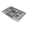 Orima Gas Hob - 4 Burners + 1 - Stainless Steel - ORQ-75-X