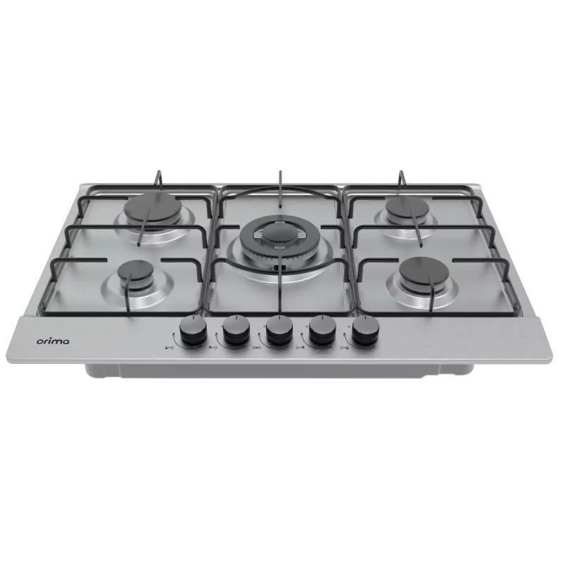 Placa a Gás Orima - 4 Queimadores + 1 - Inox - ORQ-75-X