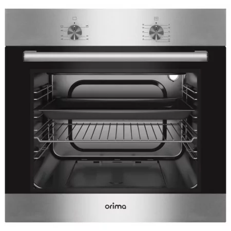 Horno de Gas Orima 64L Clase A Inox ORF-631-VX