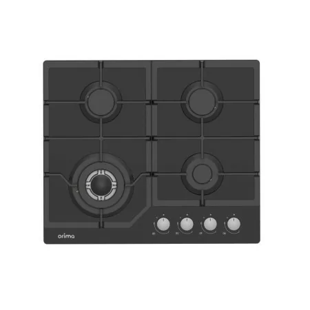 Placa a Gás Orima - 4 Queimadores - Preta - ORQ-46-VG|ORIMA|5603883213045