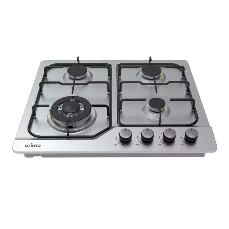 Orima Gas Hob - 4 Burners - Grey - ORQ-43-IT-GN