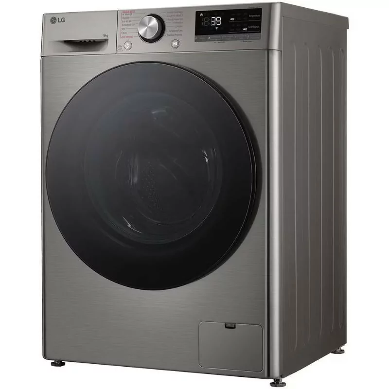 LG Washing Machine - 9Kg - 1400RPM - Class A - Platinum Silver - F4WR709SGS