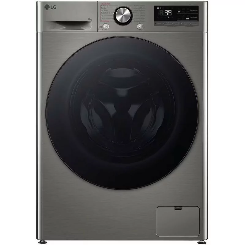 LG Washing Machine - 9Kg - 1400RPM - Class A - Platinum Silver - F4WR709SGS