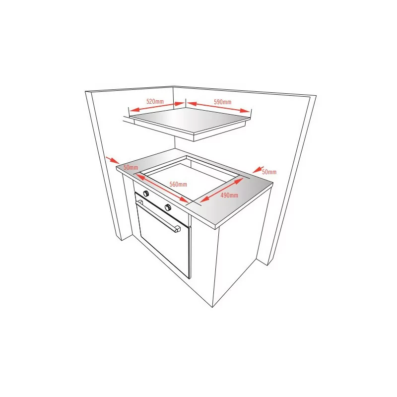 Orima Induction Hob - ORP 76 IN - 4 Zones