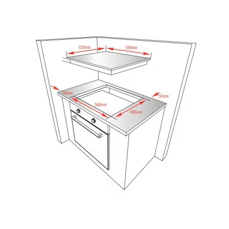 Orima Induction Hob - ORP 76 IN - 4 Zones
