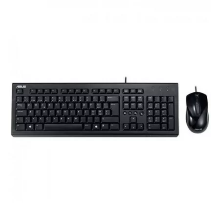 Teclado+Rato Asus U2000 c/fiosBlack USB - U2000