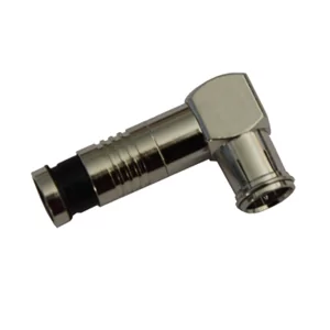 F Type Connector 90º Compression RG6 FCM Quick