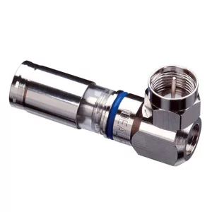 F Type Connector 90º Compression RG6 FCM