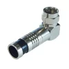 F Type Connector 90º Compression RG6 FCM